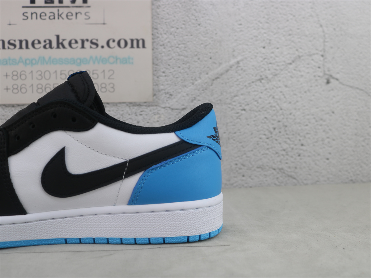 LJR Batch Air Jordan 1 Retro Low OG Black Dark Powder Blue CZ0790-104